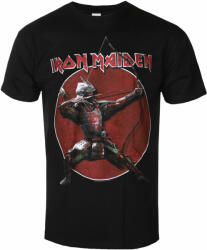 ROCK OFF Tricou bărbați Iron Maiden - Eddie Archer Red Circle BL - ROCK OFF - IMTEE135MB