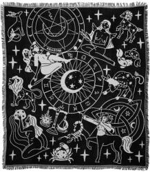 KILLSTAR Pătură (cuvertură de pat) KILLSTAR - Horoscope - Negru - KSRA004552 Lenjerie de pat
