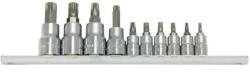 Hans Tools 1/4"+3/8" TORX bit-dugókulcsfej készlet 10r. TX10-TX55 56024-10 (040101-0249)