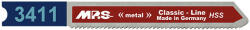 MPS Classic Line univerzális szúrófűrészlap fémre HSS 50/1, 2mm 3411-5db (U118A) (031103-0263)