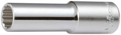 Hans Tools 1/2" hosszú dugókulcsfej 12 szögű 16x76mm CrV 4302M16 (040103-0324)