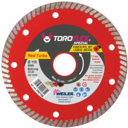 Toroflex RED TURBO gyémánttárcsa 115x1, 2x22, 2/SH8 (010301-0021) - szerszamplusz