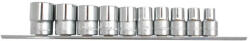 Hans Tools 1/2" dugókulcsfej készlet 10r. 10-24mm CrV 4610M (040103-0645)