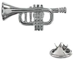  Kitűző, jelvény trombita, fúvós hangszer (BRB071)