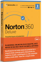 Symantec Norton 360 Deluxe Backup 25GB (1 User/3 Device/1 Year) (21423293)