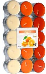 BISPOL Tea light orange 30 pcs