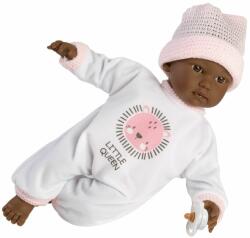 Llorens Cuca síró afroamerikai kislány baba - 30 cm (30012)
