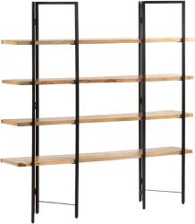 vidaXL Bibliotecă cu 4 niveluri, 160x35x160 cm, lemn masiv de mango (286603) Biblioteca
