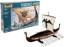 Revell Viking Ship 1: 50 makett készlet kiegészítőkkel (65403) (65403)