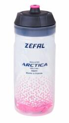 Zéfal Arctica 55 hőszigetelt (2, 5 óra) kulacs, 550 ml, csavaros, ezüst-rózsaszín