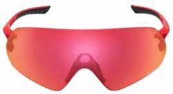 Shimano Aerolite sportszemüveg, piros, piros színű lencsével
