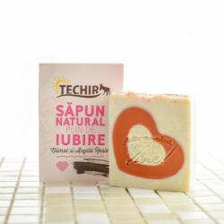 TECHIR Sapun natural hidratant plin de iubire - 120 g -Techir