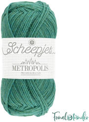 Scheepjes Metropolis 018 Suwon - türkiz zöld gyapjú fonal