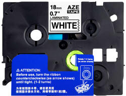 AYMO ID1 Banda etichete compatibila Brother TZe-241 18 mm negru alb Aymo ID1 Brother 241 (AYTZe-241)