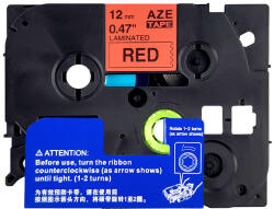 AYMO ID1 Banda etichete compatibila Brother TZe-431 12 mm negru rosu Aymo ID1 Brother 431 (AYTZe-431)