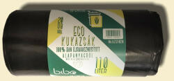 bibo Eco 100% újrahasznosított Hulladékgyűjtő Zsák, 110l, 60x100cm, 25MIK (20db/roll)