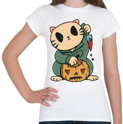 printfashion Hallooween story - Női póló - Fehér (5524983)