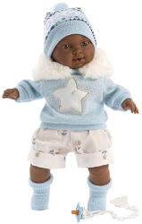 Llorens Sirham síró baba csillagos ruhában - 38 cm (38617)