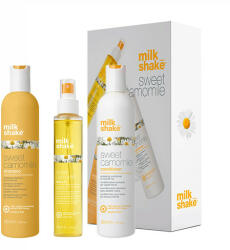 Milk Shake - Kit pentru ingrijirea parului blond Milk Shake Sweet Camomile Sampon 300 ml + Balsam 300 ml + Tratament 150 ml Sampon 300 ml + 300 ml + 150 ml