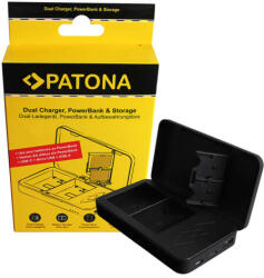 Patona dupla töltő power bank funkcióval és kártyatartóval Sony NP-FZ100 - Patona (PT-9892) - kulsoaksi