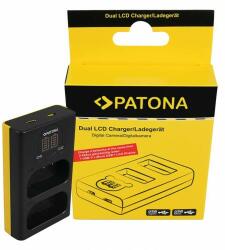 Patona Panasonic DMW-BLJ31 Lumix DC-S1 DC-S1R DC-S1H Dual LCD USB töltő - Patona (PT-1882) - kulsoaksi
