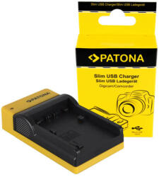 Patona Slim Micro-USB töltő Sony NP-FP50 NP-FH50 NP-FH70 NP-FH100 DCR-DVD92/EDCR - Patona (PT-151557) - kulsoaksi