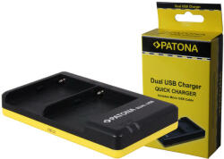 Patona Nikon EN-EL23 ENEL23 Dual Quick-akkumulátor / akku töltő Micro-USB kábellel - Patona (PT-1952) - kulsoaksi