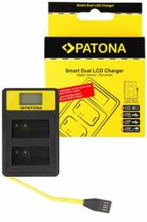 Patona Smart Dual LCD USB töltő Panasonic MW-BLC12PP V-Lux 4 Panasonic DMW-BLC12 - Patona (PT-141625) - kulsoaksi