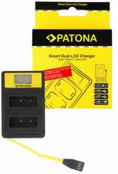 Patona Smart Dual LCD USB töltő Olympus PS-BLS1 PS-BLS5 Fuji NP-140 FinePix S - Patona (PT-141605) - kulsoaksi