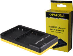 Patona Panasonic DMW-BLF19 Dual Quick-akkumulátor / akku töltő Micro-USB kábellel - Patona (PT-1942) - kulsoaksi