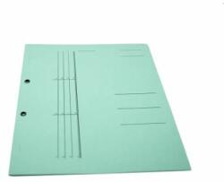  Dosar cu sina incopciat A4 1/2 carton supercolor 10 buc/set verde (FIN958VLUXASET10)
