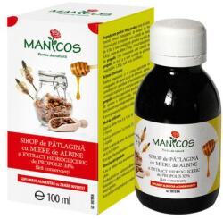 Manicos Sirop de patlagina cu miere de albine si propolis 100 ml