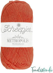 Scheepjes Metropolis 046 Leeds - narancs-vörös gyapjú fonal