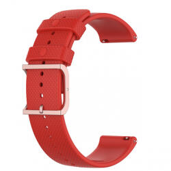 BSTRAP Silicone Rain curea pentru Huawei Watch GT2 42mm, red (SSG014C0507)
