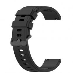 BSTRAP Silicone V3 curea pentru Huawei Watch GT2 42mm, black (SXI010C0107)