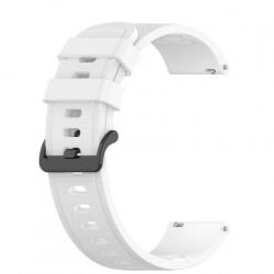 BSTRAP Silicone V3 curea pentru Huawei Watch GT2 42mm, white (SXI010C0207)