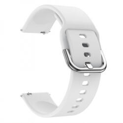 BSTRAP Silicone V2 curea pentru Huawei Watch GT2 42mm, white (SSG002C0707)
