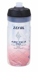 Zéfal Arctica Pro 55 hőszigetelt (2, 5 óra) kulacs, 550 ml, csavaros, ezüst-piros