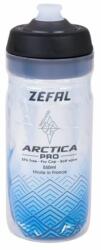 Zéfal Arctica Pro 55 hőszigetelt (2, 5 óra) kulacs, 550 ml, csavaros, ezüst-kék