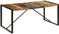 vidaXL tömör újrahasznosított fa étkezőasztal 180 x 90 x 75 cm (247415) - vidaxl