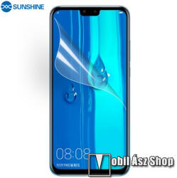 SUNSHINE Hydrogel TPU képernyővédő fólia - Ultra Clear, ÖNREGENERÁLÓ! - 1db, TOKBARÁT - HUAWEI Y9 (2019) / HUAWEI Enjoy 9 Plus