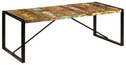 VidaXL Masă de bucătărie, 220 x 100 x 75 cm, lemn masiv reciclat (247409) - izocor