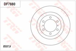 TRW Disc frana TRW SINGLE DF7880S (DF7880S)