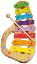Eichhorn Xilofon din lemn Music Xylophone Eichhorn colorat 8 tonuri cu ciocan de la 24 de luni (EH3482) Instrument muzical de jucarie