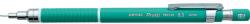 Creion mecanic profesional PENAC Protti PRC-105, 0.5mm, con metalic cu varf cilindric fix - verde (MP0105-GR-04)