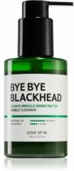 Some By Mi Bye Bye Blackhead 30 Days Miracle Green Tea Tox Bubble Cleanser aktív tisztító hab a mitesszerek ellen 120 g