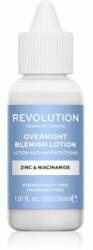 Revolution Beauty Blemish Zinc & Niacinamide éjszakai ápolás pattanások ellen 30 ml