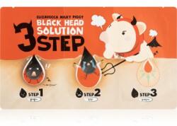 Elizavecca Milky Piggy 3 Step Black Head Solution három fázisú ápolás a fekete pontokra