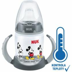 Nuk First Choice Mickey Mouse gyakorlóbögre fogantyúval 6m+ Grey 150 ml