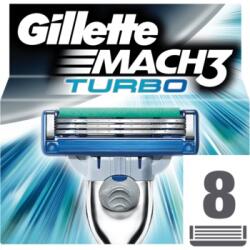 Gillette Mach3 Turbo rezerva Lama 8 buc (Capeta de barbierire, rezerva  aparat de ras) - Preturi